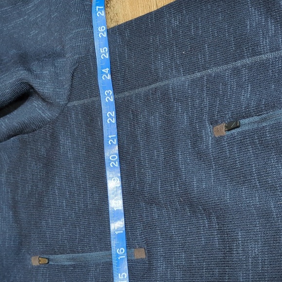 UNTUCKit Fleece Full Zip Size XXL in Heathered Blue - Picture 10 of 11